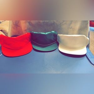 Vintage Nylon Rope Hats (X3) 80s/90s New Never Worn!